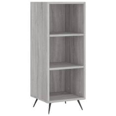 Vidaxl Skříň highboard šedá sonoma 34,5x32,5x180 cm kompozitní dřevo