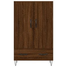 Greatstore Skříň highboard hnědý dub 69,5 x 31 x 115 cm kompozitní dřevo