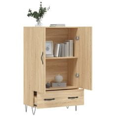 Greatstore Skříň highboard dub sonoma 69,5 x 31 x 115 cm kompozitní dřevo