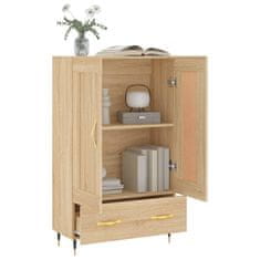 Greatstore Skříň highboard dub sonoma 69,5 x 31 x 115 cm kompozitní dřevo