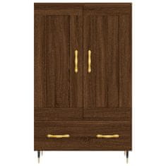 Greatstore Skříň highboard hnědý dub 69,5 x 31 x 115 cm kompozitní dřevo