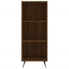 Vidaxl Skříň highboard hnědý dub 34,5 x 34 x 180 cm kompozitní dřevo