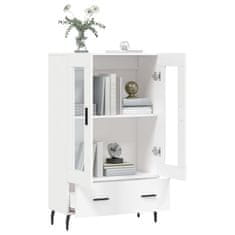 Greatstore Skříň highboard bílá 69,5 x 31 x 115 cm kompozitní dřevo