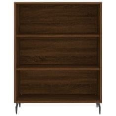 Vidaxl Skříň highboard hnědý dub 69,5 x 34 x 180 cm kompozitní dřevo