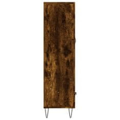 Greatstore Skříň highboard kouřový dub 69,5 x 31 x 115 cm kompozitní dřevo