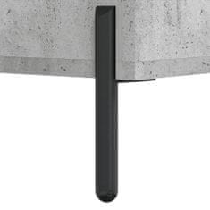 Vidaxl Botník betonově šedý 30 x 35 x 105 cm kompozitní dřevo