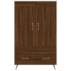 Greatstore Skříň highboard hnědý dub 69,5 x 31 x 115 cm kompozitní dřevo