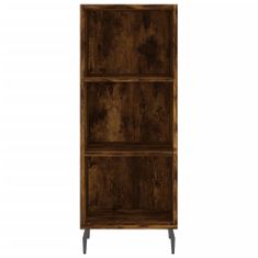 Vidaxl Skříň highboard kouřový dub 34,5x32,5x180 cm kompozitní dřevo