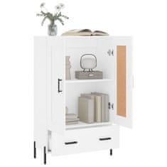 Greatstore Skříň highboard bílá 69,5 x 31 x 115 cm kompozitní dřevo