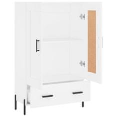 Greatstore Skříň highboard bílá 69,5 x 31 x 115 cm kompozitní dřevo