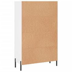 Greatstore Skříň highboard bílá 69,5 x 31 x 115 cm kompozitní dřevo