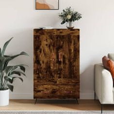 Greatstore Skříň highboard kouřový dub 69,5 x 31 x 115 cm kompozitní dřevo