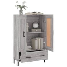 Greatstore Skříň highboard šedá sonoma 69,5 x 31 x 115 cm kompozitní dřevo