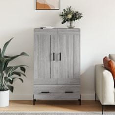 Greatstore Skříň highboard šedá sonoma 69,5 x 31 x 115 cm kompozitní dřevo