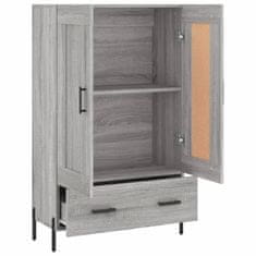 Greatstore Skříň highboard šedá sonoma 69,5 x 31 x 115 cm kompozitní dřevo