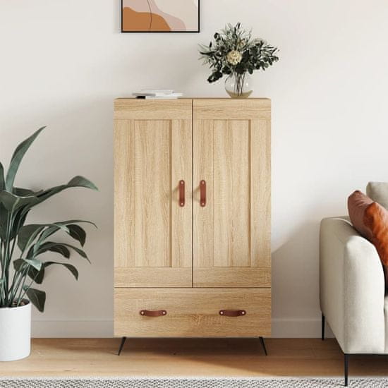 Vidaxl Skříň highboard dub sonoma 69,5 x 31 x 115 cm kompozitní dřevo