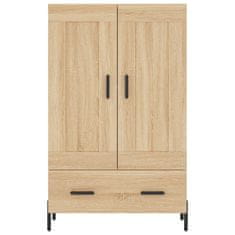 Greatstore Skříň highboard dub sonoma 69,5 x 31 x 115 cm kompozitní dřevo