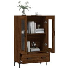 Greatstore Skříň highboard hnědý dub 69,5 x 31 x 115 cm kompozitní dřevo