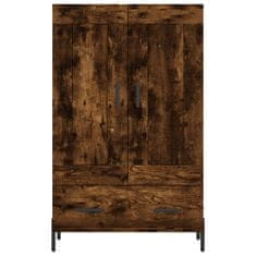 Greatstore Skříň highboard kouřový dub 69,5 x 31 x 115 cm kompozitní dřevo