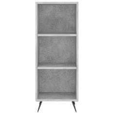 Vidaxl Skříň highboard betonově šedá 34,5x34x180 cm kompozitní dřevo