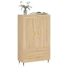 Greatstore Skříň highboard dub sonoma 69,5 x 31 x 115 cm kompozitní dřevo