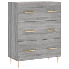 Vidaxl Skříň highboard šedá sonoma 69,5 x 34 x 180 cm kompozitní dřevo