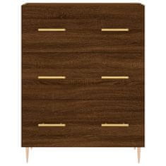 Vidaxl Skříň highboard hnědý dub 69,5 x 34 x 180 cm kompozitní dřevo