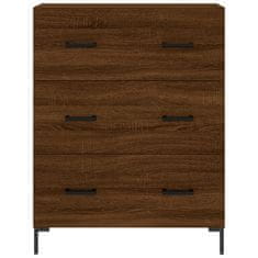 Vidaxl Skříň highboard hnědý dub 69,5 x 34 x 180 cm kompozitní dřevo