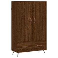 Greatstore Skříň highboard hnědý dub 69,5 x 31 x 115 cm kompozitní dřevo