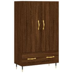 Greatstore Skříň highboard hnědý dub 69,5 x 31 x 115 cm kompozitní dřevo