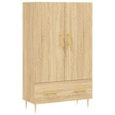 Greatstore Skříň highboard dub sonoma 69,5 x 31 x 115 cm kompozitní dřevo