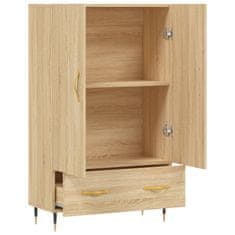 Greatstore Skříň highboard dub sonoma 69,5 x 31 x 115 cm kompozitní dřevo