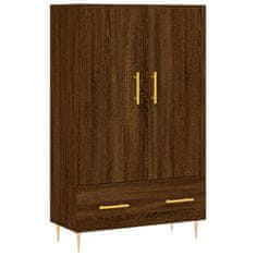 Greatstore Skříň highboard hnědý dub 69,5 x 31 x 115 cm kompozitní dřevo