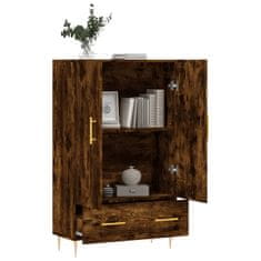 Greatstore Skříň highboard kouřový dub 69,5 x 31 x 115 cm kompozitní dřevo