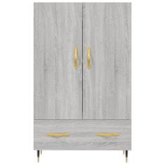 Greatstore Skříň highboard šedá sonoma 69,5 x 31 x 115 cm kompozitní dřevo