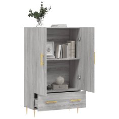 Vidaxl Skříň highboard šedá sonoma 69,5 x 31 x 115 cm kompozitní dřevo