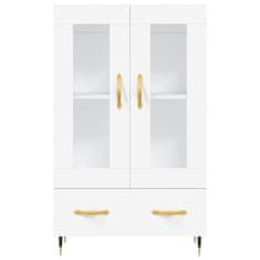 Greatstore Skříň highboard bílá 69,5 x 31 x 115 cm kompozitní dřevo