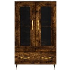 Greatstore Skříň highboard kouřový dub 69,5 x 31 x 115 cm kompozitní dřevo