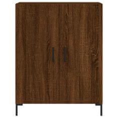 Vidaxl Skříň highboard hnědý dub 69,5 x 34 x 180 cm kompozitní dřevo