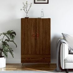 Greatstore Skříň highboard hnědý dub 69,5 x 31 x 115 cm kompozitní dřevo