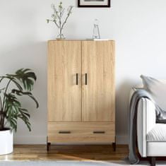 Greatstore Skříň highboard dub sonoma 69,5 x 31 x 115 cm kompozitní dřevo