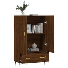 Greatstore Skříň highboard hnědý dub 69,5 x 31 x 115 cm kompozitní dřevo