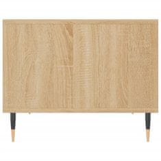 Greatstore Konferenční stolek dub sonoma 60 x 50 x 40 cm kompozitní dřevo