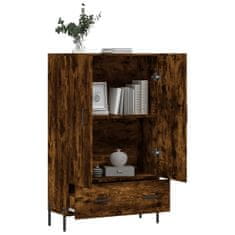 Greatstore Skříň highboard kouřový dub 69,5 x 31 x 115 cm kompozitní dřevo