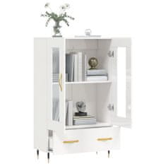 Vidaxl Skříň highboard lesklá bílá 69,5 x 31 x 115 cm kompozitní dřevo