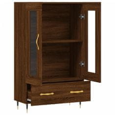 Greatstore Skříň highboard hnědý dub 69,5 x 31 x 115 cm kompozitní dřevo