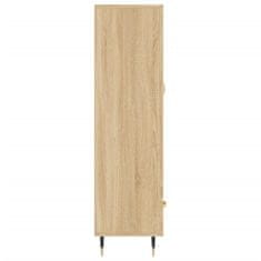 Greatstore Skříň highboard dub sonoma 69,5 x 31 x 115 cm kompozitní dřevo