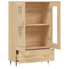 Greatstore Skříň highboard dub sonoma 69,5 x 31 x 115 cm kompozitní dřevo