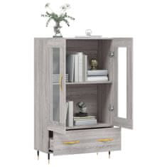 Greatstore Skříň highboard šedá sonoma 69,5 x 31 x 115 cm kompozitní dřevo