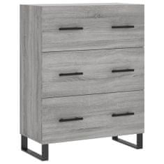 Vidaxl Skříň highboard šedá sonoma 69,5 x 34 x 180 cm kompozitní dřevo